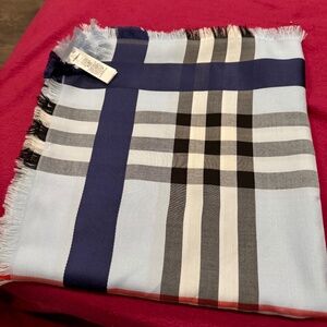HUGE Burberry Plaid Scarf